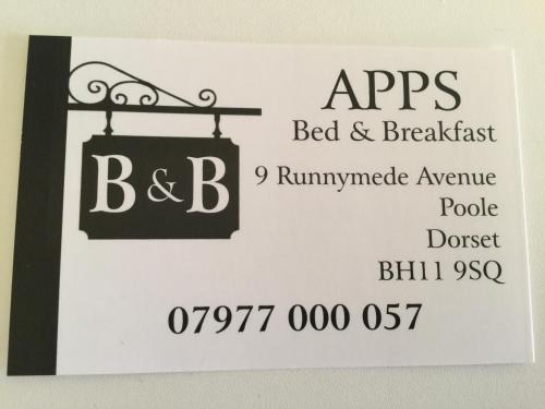 Bournemouth Bed & Breakfast | Apps B&B