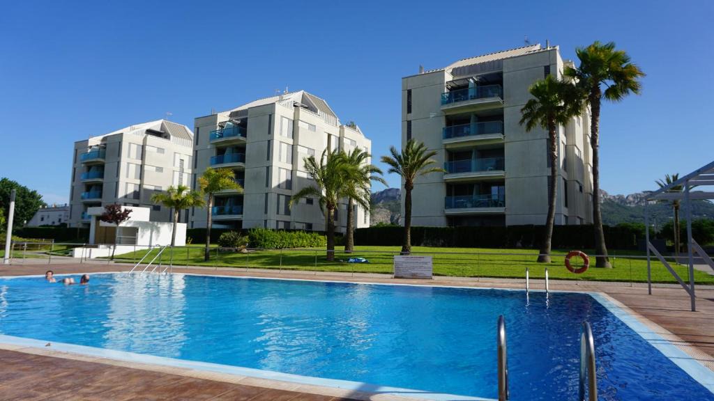 Les Deveses Apartment | Denia Beach Suite with pool, sun terrace and tennis court