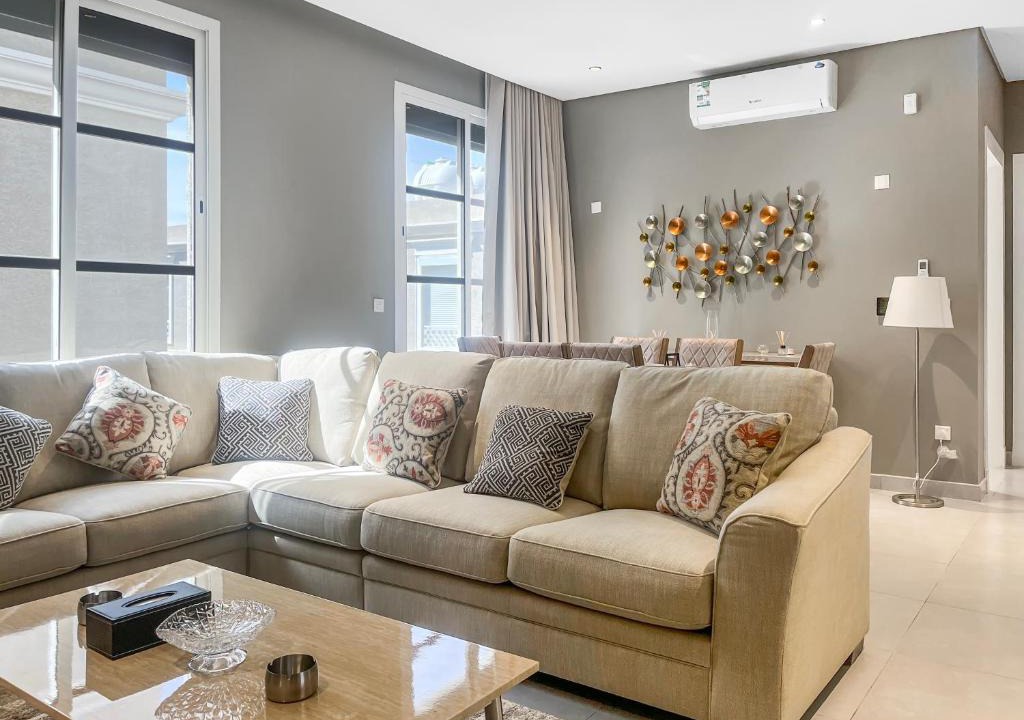 Riyadh Apartment | GR Premium- Cozy apartment in Rabi w/ Garden view