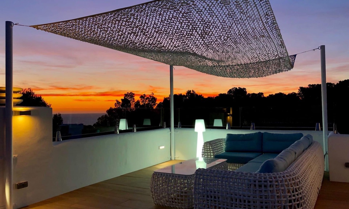 Cala Vadella House | Modern villa with private pool, BBQ and sea view