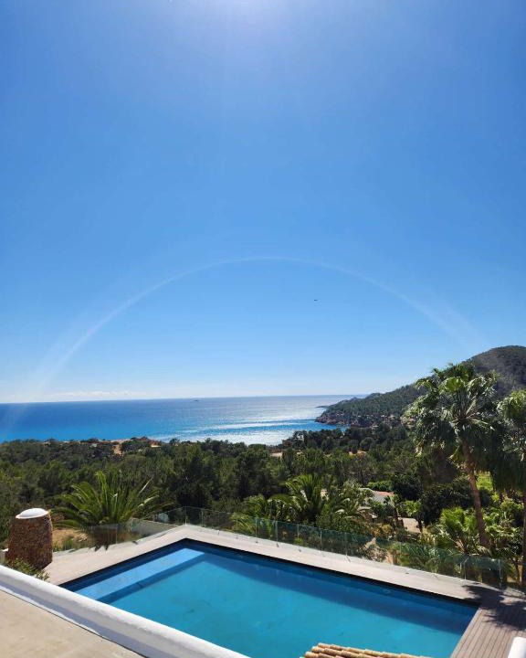 Sant Josep de sa Talaia Villa | Villa Can Goldi con vistas al mar