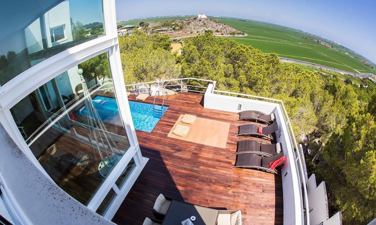 Cullera Villa | Villa-Casablanca with Sea View, Private Pool, Terrace & Wi-Fi