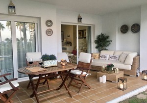 1st line beach - Private Garden + Large Terrace. Well-appointed. Comfortable