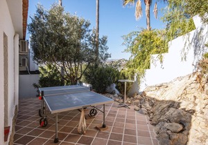 Large and comfortable villa with private pool in Moraira, on the Costa Blanca, Spain for 6 persons