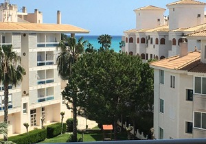 Lovely apartment with sea view at 200 meters from beach and promenade in Albir