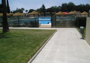 Studio in Hercules with pool and sea view
