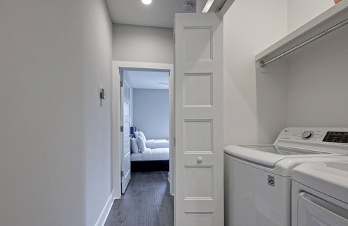 Katie Hill Neighborhood House | Brand new townhome near downtown w/2 decks, smart TVs, washer/dryer, AC