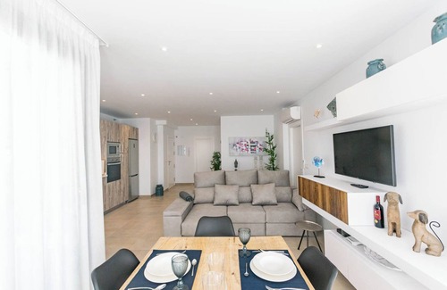 Competa Apartment | Luxury Apartment with Mountain View, Garden & Wi-Fi