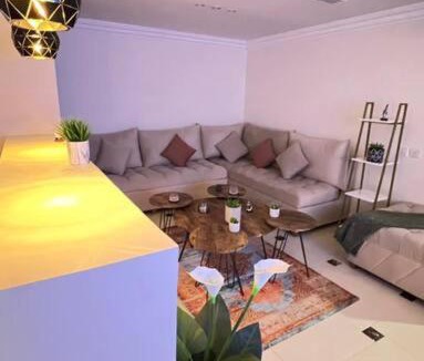 Riyadh Apartment | شقة فندقية بتصميم عصري وبأثاث فاخر ودخول ذاتي.