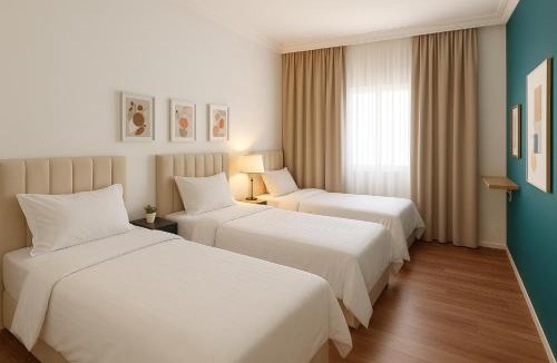 Dammam Apartment | شقة 7 هادئة بتصميم انيق ثلاث غرف ودخول ذاتي