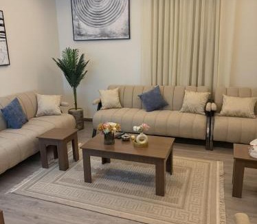 Mizail Apartment | غرفه صاله بتصميم مودرن مدخل سياره
