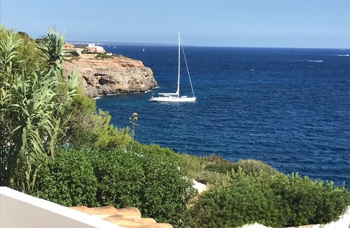 Cala Pi Villa | 180 degree sea view * 1st sea line, private*large pool*great garden *WIFI