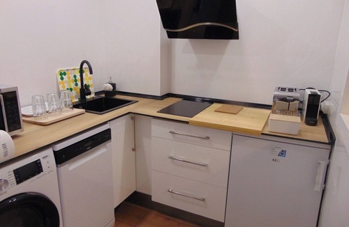 Rejas Apartment | Airport plenilunio suites beige by beBalmy