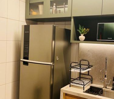 Patrimonio Apartment | Apto de 2 quartos e Ar Condicionado perto do Praia Clube