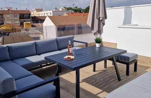 Los Cuarteros House | Casa Luz Solar in Lo Pagan modern, comfortable house with private pool