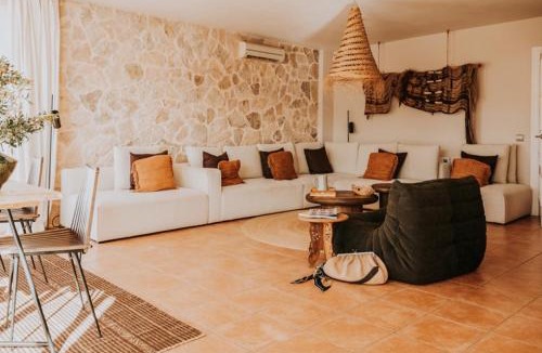 Cala Vadella Villa | Casa Stellar - boutique villa with private heated pool and sea view - sustainably solar powered