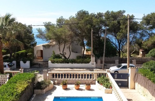 Cala Pi House | DHH with fantastic sea views, roof terrace, private pool, DSL, WiFi, air conditioning