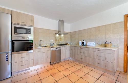 Santa Eulalia del Rio Villa | Enchanting Villa "Casa Es Pins" with Pool, Terrace, Air Conditioning & Wi-Fi