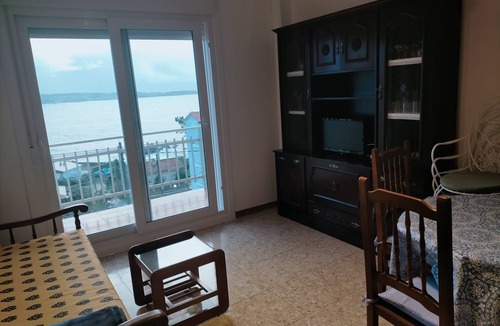 San Vicente do Grove Apartment | Apartment with sea views.