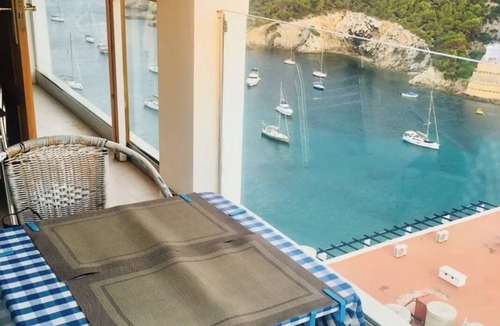 Santa Eulalia del Rio Apartment | Ibiza Beach penthouse studio breathtaking seaviews 8mn walkto Beach