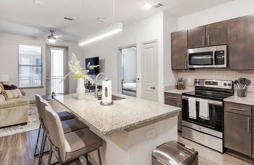North Arlington Apartment | Landing | Modern 2BD, Yoga Studio, Gym