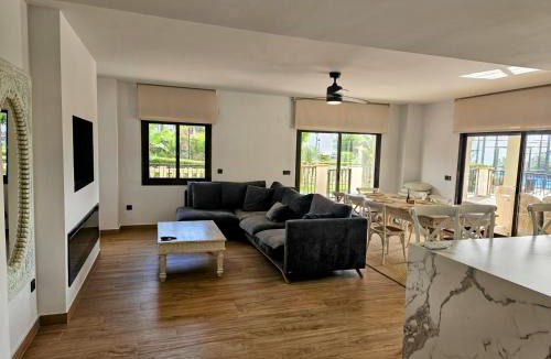 Cabrita Apartment | Luxury 3 bed apartment Marina de la Duquesa, huge terrace pool views, 500 meters to Beach