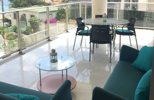 Calpe Apartment | Luxury sea views apart -Sea Prime Position just 25m to beach, chill out terrace