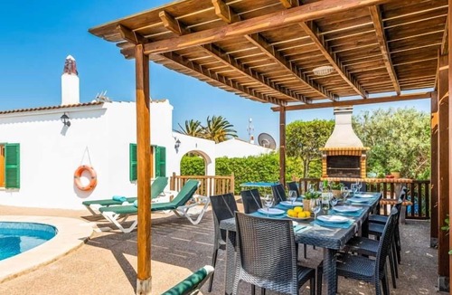 Cala en Blanes Villa | R 5024 Villa Marqus with Dishwasher, Dining Facilities & Table Tennis.