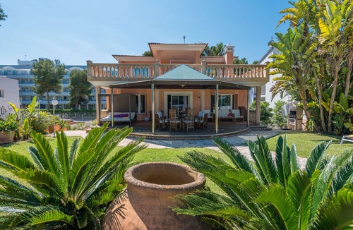 Alcudia Villa | RAN DE MAR Villa First sea line for 8 persons WiFi and AC
