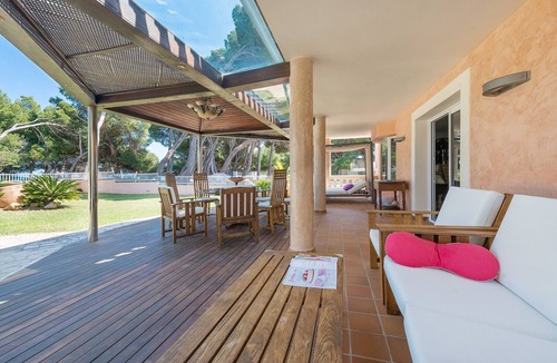 Alcudia Villa | RAN DE MAR Villa First sea line for 8 persons WiFi and AC