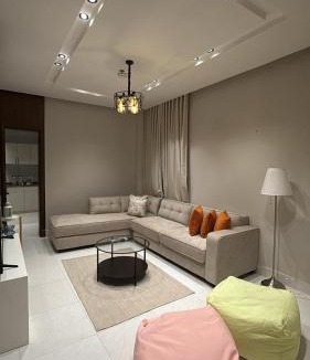 Dammam Apartment | Room and living room facing the sea