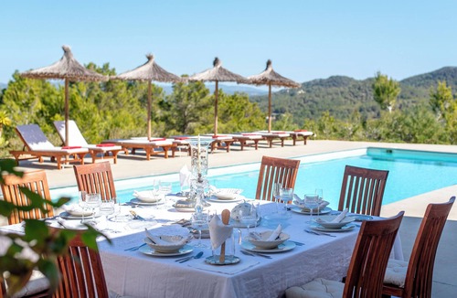 Sant Agusti des Vedra Villa | San Josep 6-Bed Villa, Sleeps 14, Pool & Sea View