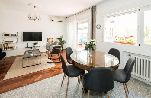 Embajadores Apartment | Stylish 3 BR With Private Terrace In City Center