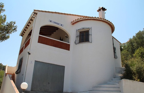 Orba Villa | Villa with private pool, terrace and porch overlooking the sea.