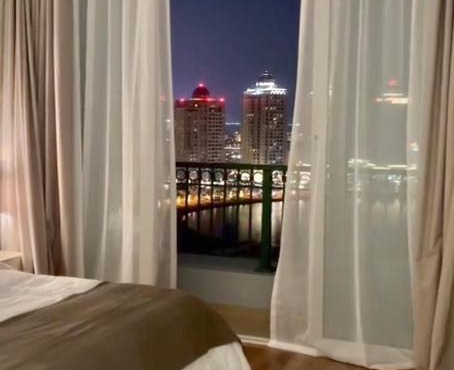 Beachfront Luxury Apartment-Pearl Island شقه مطله على الشاطئ بجزيرة اللؤلؤه
