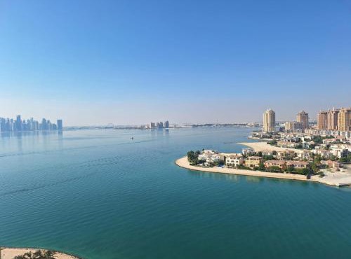 Pearl of Viva Bahriya Beachfront Studio with Panoramic Sea View, Balcony, Pool & Private Beach