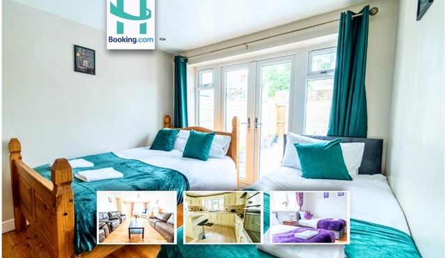 Spacious Modern 6BR Home by Hyped Properties Best for Contractors & Relocators Near Centre with Parking