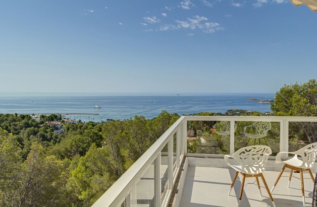 Villa with absolutely fantastic sea view, exclusive location in Costa d'En Blanes