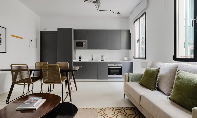 Malasana Apartment | Blueground | Malasaña, AC & w/d, nr Gran Vía