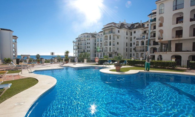 Manilva Apartment | Frontline Beach Apartment Within a Superb Complex