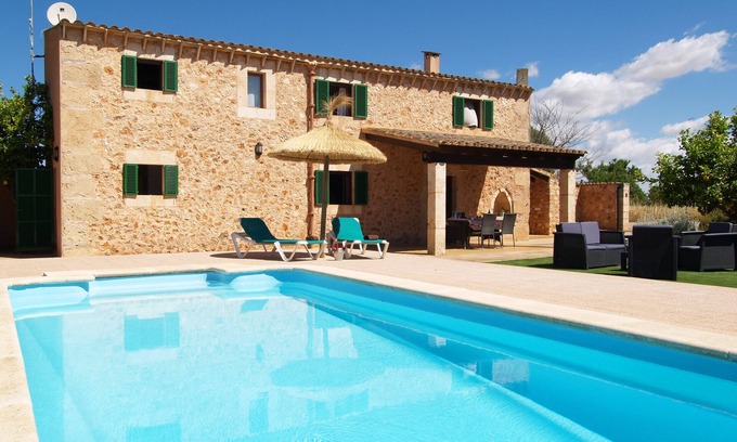 Campos House | Holiday stone Villa Can Formatge close Es Trenc beach, Campos.
