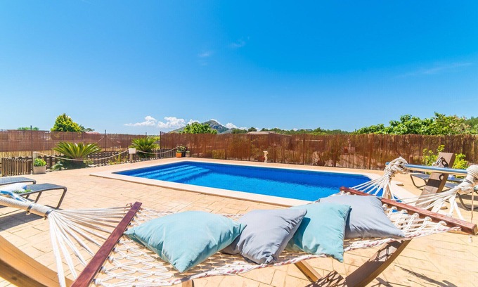 Alcudia Ski Chalet | Maison près de la mer Goya avec piscine à Alcudia