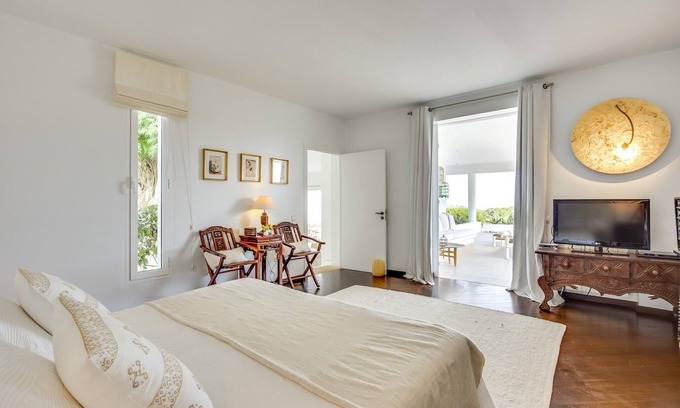 Sant Josep de sa Talaia Villa | Staggering Ibiza Villa | Can Felipe | 6 Bedrooms | Private Gym & Children's.