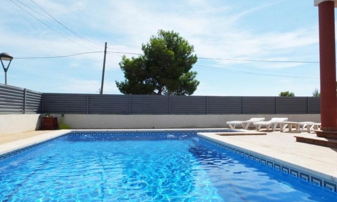 Les Tres Cales Villa | Villa Anabella with sea & mountain views air-conditioning & private swimming pool