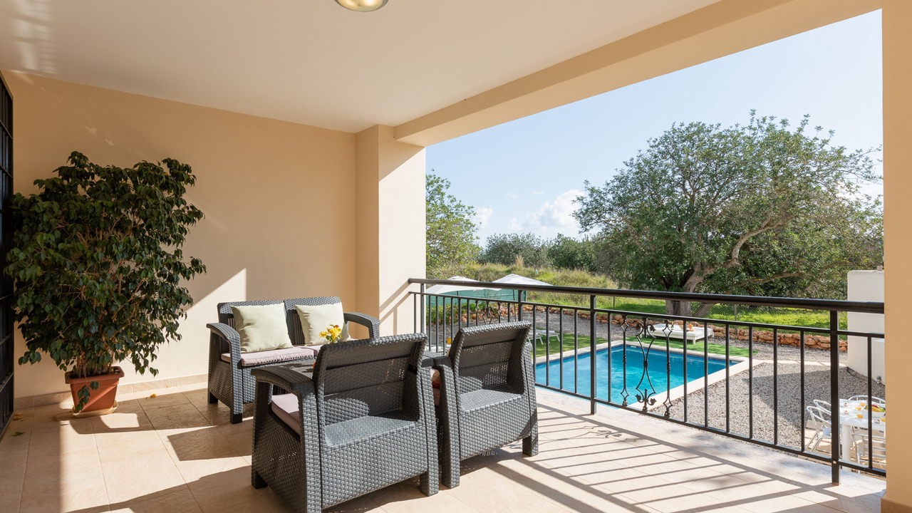 Photo of Patio Balcony in Es Figueral Beach