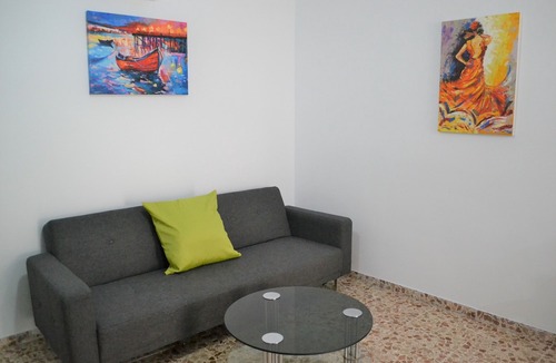 Alicante Hotel | Impressive 1 Bed Apartment with a Stunning Bathroom and Terrace Cb4ev